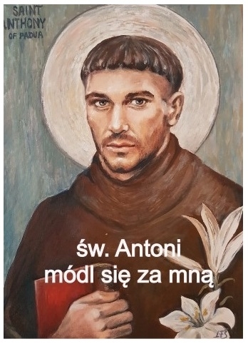 Św. Antoni Padewski (magnes na lodówkę)