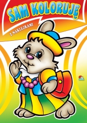Kolorowanka. Sam koloruję - Królik (A4, 16 str.) - Opracowanie zbiorowe