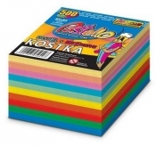 Kostka klejona 85x85mm 500 kartek kolorowa