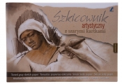 Szkicownik artystyczny A4-20 z szarymi kartkami