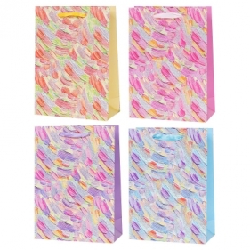 Torba prezentowa Rozette lux z brokatem malarstwo pastel 2 (5907354070497)
