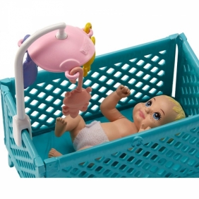 Barbie Opiekunka zestaw + lalki (FHY97)