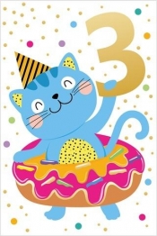 Karnet Urodziny - Birthday 3