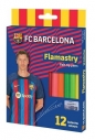 Flamastry okrągłe FC Barcelona 12 kolorów ASTRA