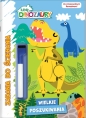 Lubię dinozaury. Zadania do ścierania cz. 2. Wielkie poszukiwania