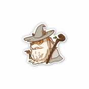 Magnes na lodówkę Kapibarowy Czarodziej