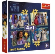 Puzzle 4w1 Marzenia się spełniają TREFL