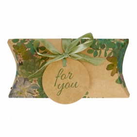 Pudełko na prezenty 15x7cm kwiaty 8 szt.