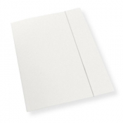 Teczka A4 z gumką biała 300gsm (10szt)