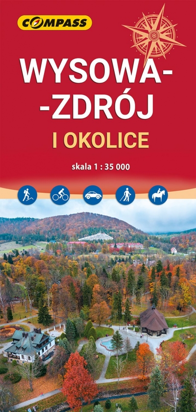 Wysowa-Zdrój i okolice. Mapa turystyczna w skali 1: 35 000