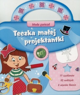 Teczka małej projektantki Moda gwiazd + naklejki