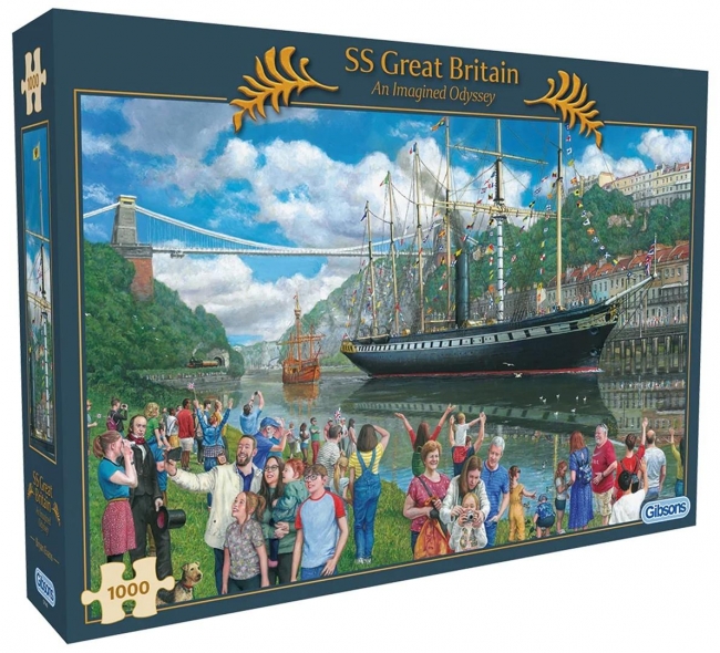 <img src='https://webimage.pl/pics/498/1/d5012269071498.jpg' style='height:440px' /> Puzzle 1000 Statek SS Great Britain