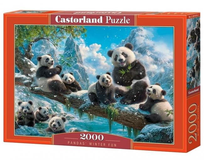 <img src='https://webimage.pl/pics/498/1/d5904438201013.jpg' style='height:440px' /> Puzzle 2000 Pandas' Winter Fun