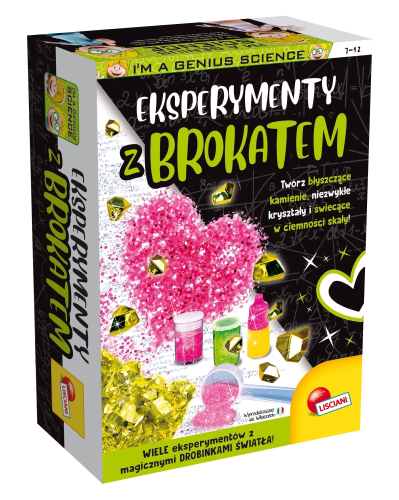 <img src='https://webimage.pl/pics/498/1/d8008324101498-5.jpg' style='height:440px' /> I'm s Genius Science - Eksperymenty z brokatem
