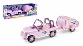 Akcesoria dla lalki auto z przyczepą