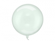 Balon Kula transparentny zielony 40cm