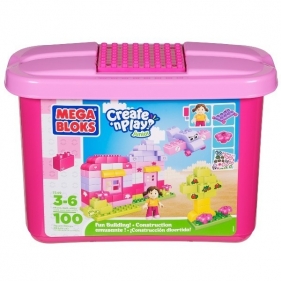 MEGA BLOKS Pudełko dla D ziewczynek 110klMini