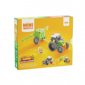 Mini Waffle - Farmer - Traktor z opryskiwaczem, 50 el.