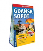 Gdańsk Sopot - kieszonkowy laminowany plan miasta 1:26000 - Opracowanie zbiorowe