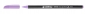 Pisak Edding artystyczny, 1-3mm jagodowo-lawendowy