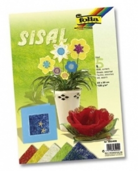 Sisal arkusze 135g/m2 23x33 cm.5kol.FO 850-409