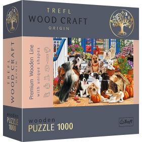 Trefl, Puzzle drewniane 1000: Psia przyjaźń (20149)