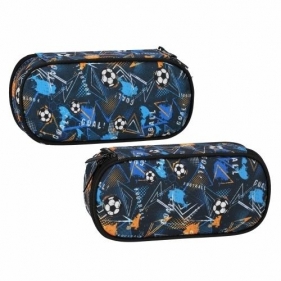 Piórnik saszetka 1zamek Football blue
