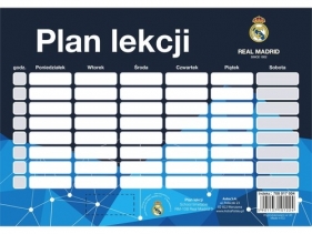 Plan lekcji, 25 sztuk - Real Madrid