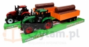Traktor z przyczepą