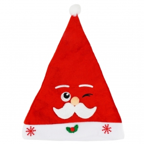 Czapka Mikołaja z naszyciami, 1 szt.