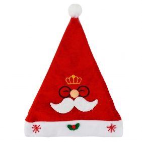 Czapka Mikołaja z naszyciami, 1 szt.