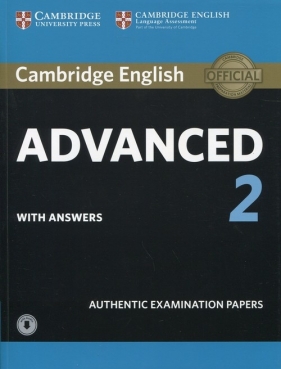 Cambridge English Advanced 2 Student's Book with answers and Audio (Uszkodzona okładka)