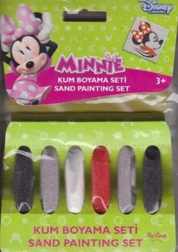Kolorowy piasek, mały zestaw - Minnie