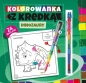 Kolorowanka z kredką. Dinozaury - Opracowanie zbiorowe
