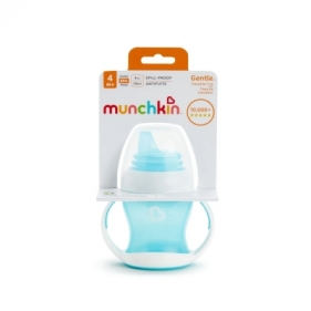 Kubek z miękkim ustnikiem i uchwytami Munchkin 118ml niebieski