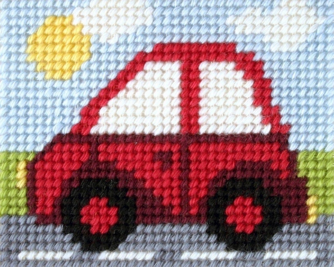 Haft. Moje pierwsze wyszywanie - Samochód