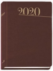 Terminarz 2020 B7 Standard bordowy