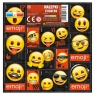 Nalepki 16z16 Emoji 12x25 sztuk