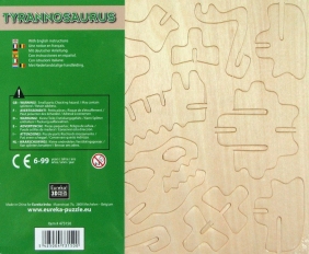 Łamigłówka drewniana Gepetto - Tyranozaur (105676)