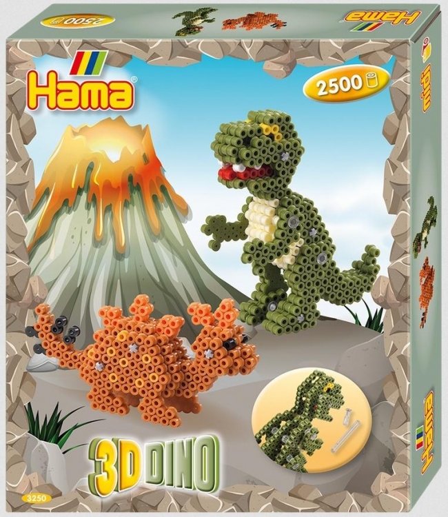 Koraliki Świnka Dinozaury 3D 2500
