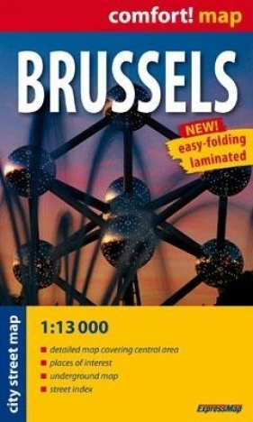 Brussels 1:13 000 Pocket map