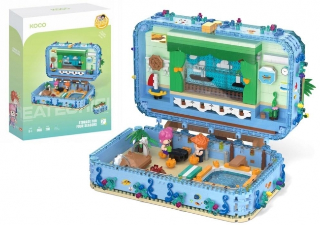 Klocki Koco szkatułka - Lato 2000el