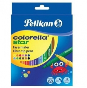 Flamastry Colorella Star C302 12 kolorów