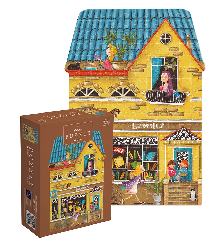 Puzzle 200: Shape Tiny Town 2 - Bookstore