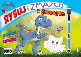 Rysuj i zmazuj z dinozaurem - Wydawnictwo NIKO