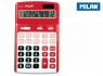 Kalkulator biurowy Milan - Czerwony (150712RBL)