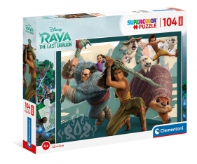Clementoni, puzzle Maxi SuperColor 104: Raya and The Last Dragon (23750)