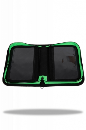 Coolpack, Piórnik jednoklapkowy bez wyposażenia Clipper - Game Over Gradient Green (F076969)