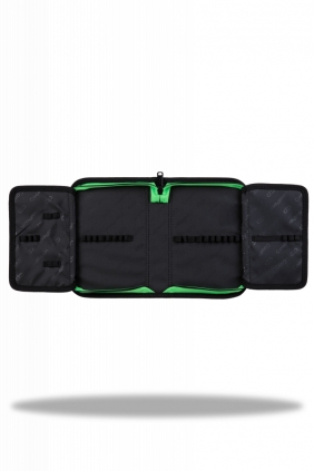 Coolpack, Piórnik jednoklapkowy bez wyposażenia Clipper - Game Over Gradient Green (F076969)