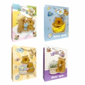 Torebka prezentowa dziecięca M Kapibara 3D mix